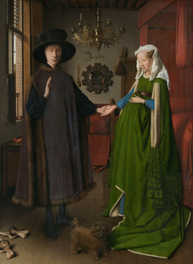 Jan van Eyck - Retrato de Giovanni Arnolfini y su esposa